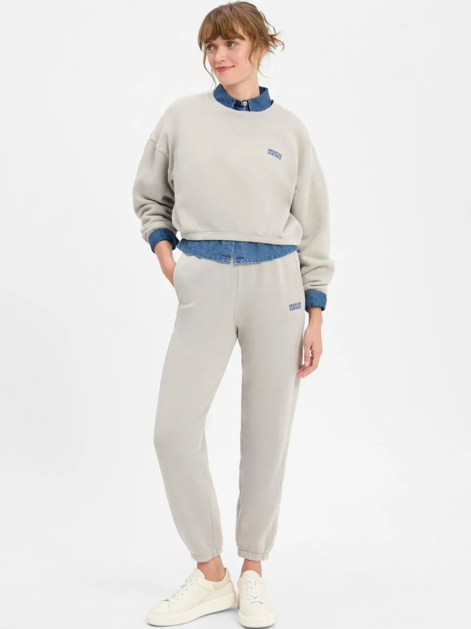 Damen american vintage Sweatshirts & Sweatjacken>Damen Sweatshirt - Izubird