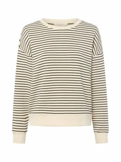 Msch Copenhagen Sweatshirts & Sweatjacken<Damen Sweatshirt - MSCHIma ecru schwarz gestreift