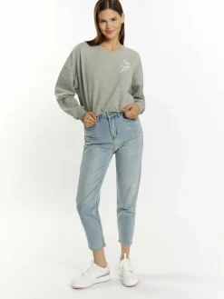 Damen MyMo Sweatshirts & Sweatjacken>Damen Sweatshirt cropped