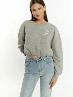 Damen MyMo Sweatshirts & Sweatjacken>Damen Sweatshirt cropped