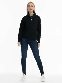 Damen Dreimaster Sweatshirts & Sweatjacken>Damen Sweatshirt-Troyer