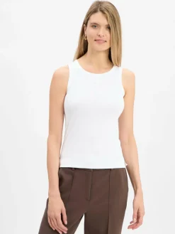 JOOP! Shirts & Tops<Damen Tanktop weiß uni