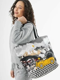 Codello Taschen & Rucksäcke<Damen Tasche grau bedruckt