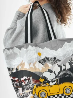 Codello Taschen & Rucksäcke<Damen Tasche grau bedruckt