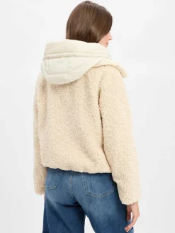 Damen Amber & June Jacken & Westen>Damen Teddyfell-Jacke