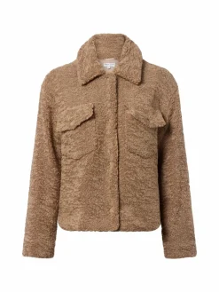 Marie Lund Jacken & Westen<Damen Teddyjacke melange uni