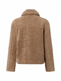 Marie Lund Jacken & Westen<Damen Teddyjacke melange uni