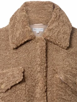 Marie Lund Jacken & Westen<Damen Teddyjacke melange uni