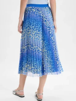 Rich & Royal Röcke<Damen Tüllrock blau zitrone gemustert