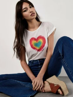 Apricot Shirts & Tops<Damen Top mehrfarbig bedruckt