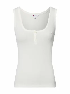 Tommy Jeans Shirts & Tops<Damen Top ecru uni