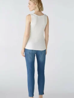 Oui Shirts & Tops<Damen Top ecru uni