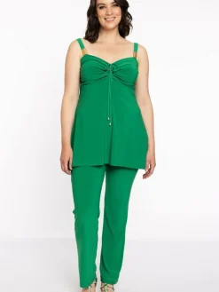 YOEK Shirts & Tops<Damen Top grün uni