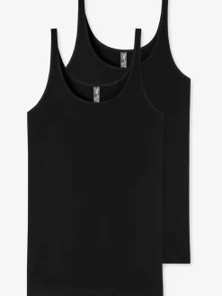 Schiesser Shirts & Tops<Damen Tops - 95/5 schwarz uni