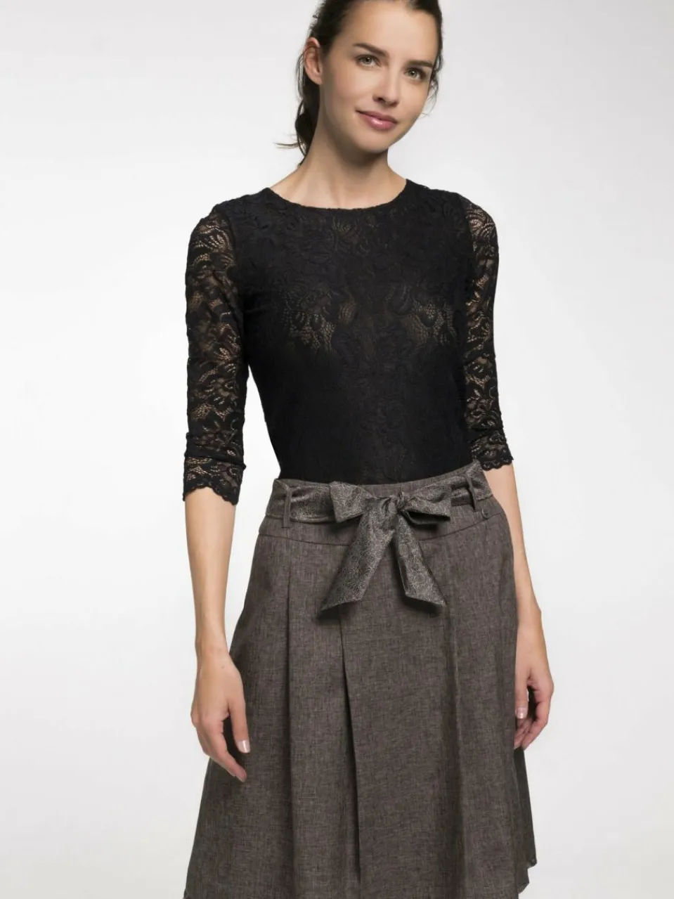 Spieth & Wenksy Blusen<Damen Trachtenblusen - Alheim schwarz uni