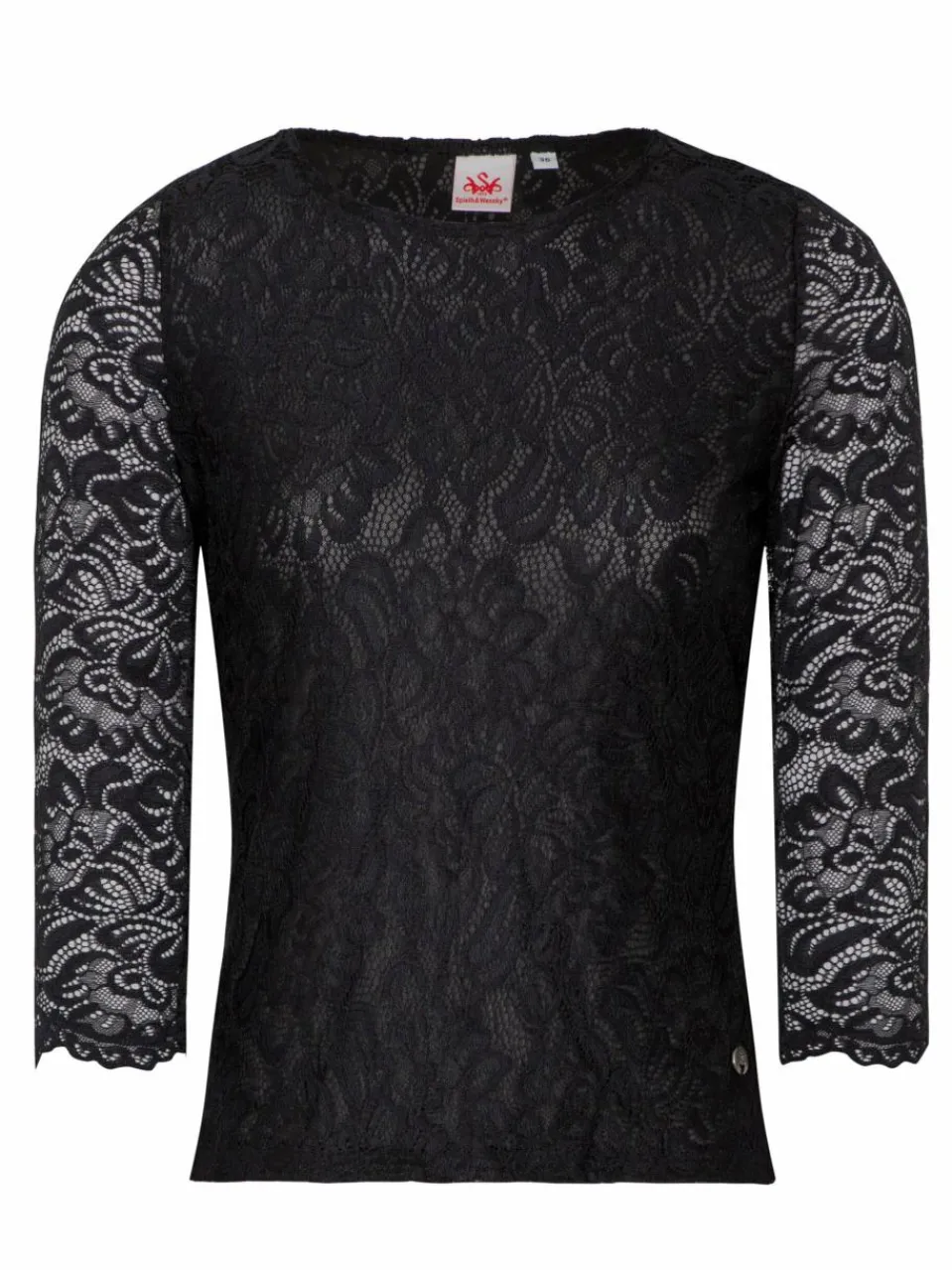 Spieth & Wenksy Blusen<Damen Trachtenblusen - Alheim schwarz uni