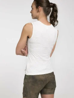 Spieth & Wenksy Blusen<Damen Trachtenblusen - Bernis weiß uni