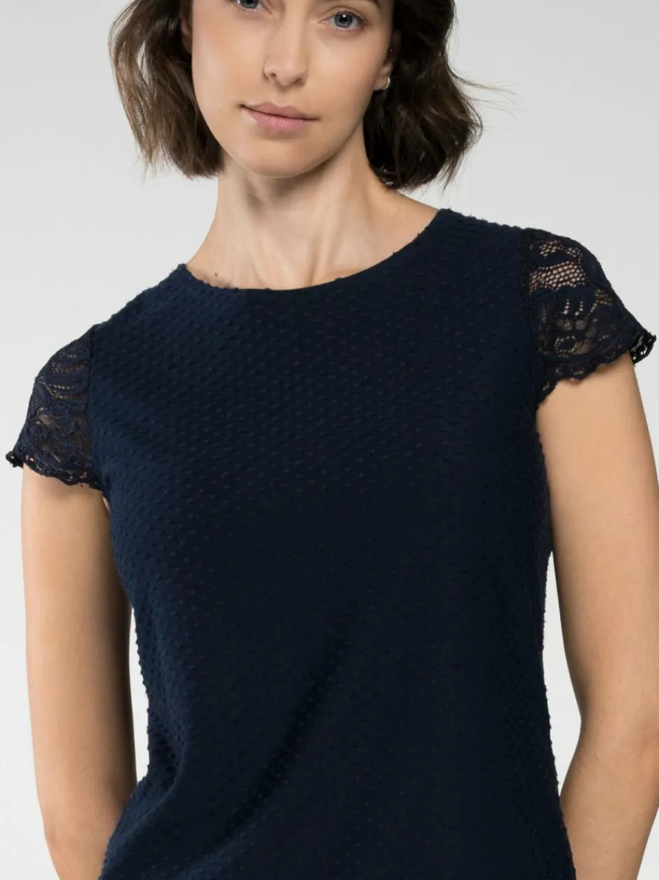 Spieth & Wenksy Blusen<Damen Trachtenblusen - Fanja blau gepunktet