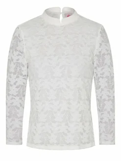 Spieth & Wenksy Blusen<Damen Trachtenblusen - Fleurette weiß uni