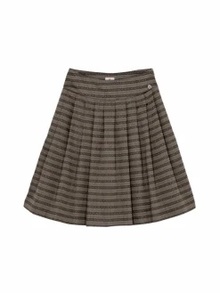 Spieth & Wenksy Röcke<Damen Trachtenrock - Babette taupe gestreift