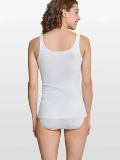 Schiesser Shirts & Tops<Damen Trägertop (Tops) - Luxury weiß uni