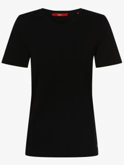 s.Oliver Shirts & Tops<Damen T-Shirt schwarz uni