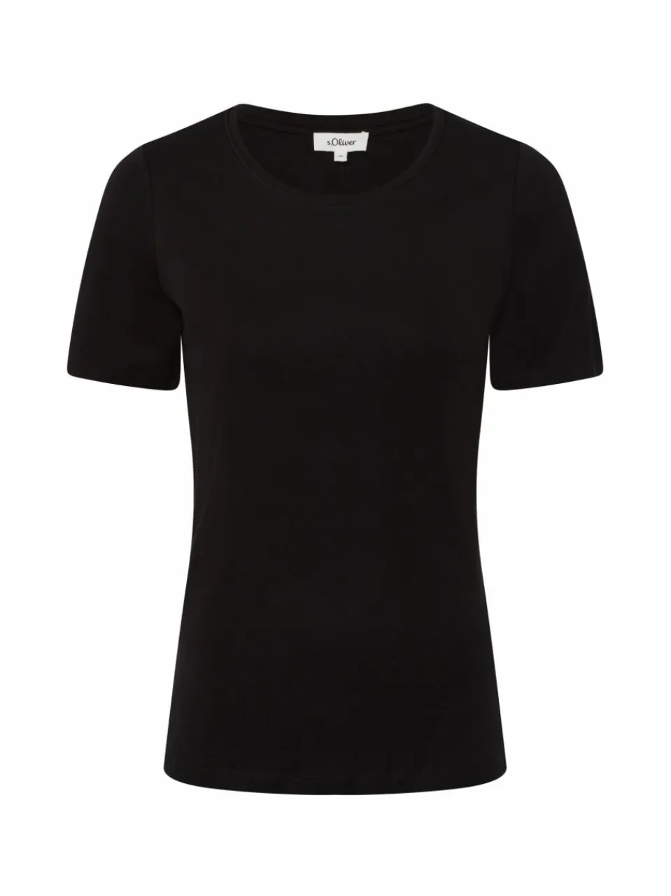 s.Oliver Shirts & Tops<Damen T-Shirt schwarz uni