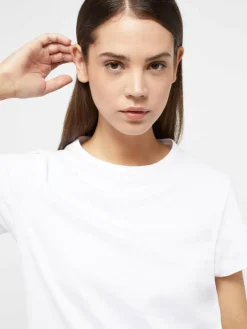 Mustang Shirts & Tops<Damen T-Shirt weiß uni