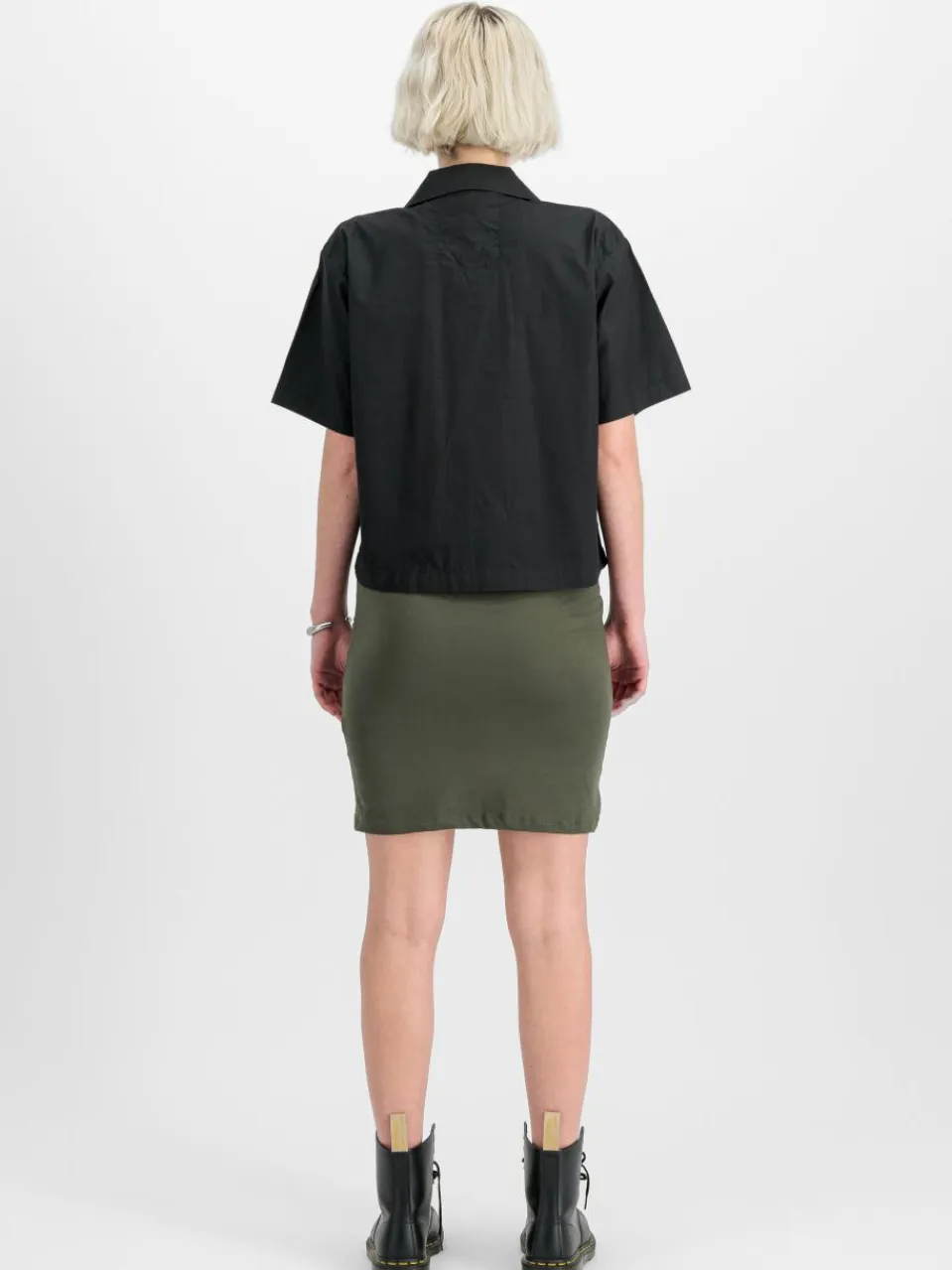 Alpha Industries Shirts & Tops<Damen T-Shirt schwarz uni