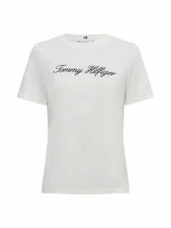 Tommy Hilfiger Shirts & Tops<Damen T-Shirt weiß gemustert