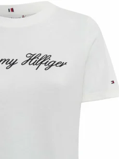 Tommy Hilfiger Shirts & Tops<Damen T-Shirt weiß gemustert