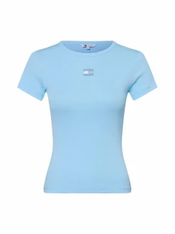 Tommy Jeans Shirts & Tops<Damen T-Shirt hellblau uni