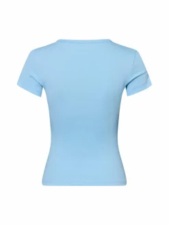 Tommy Jeans Shirts & Tops<Damen T-Shirt hellblau uni