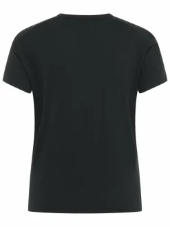 Mustang Shirts & Tops<Damen T-Shirt schwarz uni