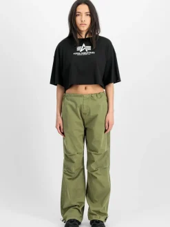 Alpha Industries Shirts & Tops<Damen T-Shirt schwarz bedruckt