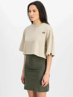 Alpha Industries Shirts & Tops<Damen T-Shirt beige uni