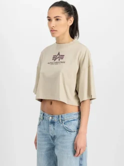 Alpha Industries Shirts & Tops<Damen T-Shirt beige bedruckt
