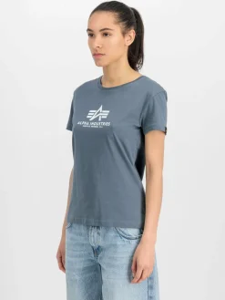 Alpha Industries Shirts & Tops<Damen T-Shirt denim bedruckt