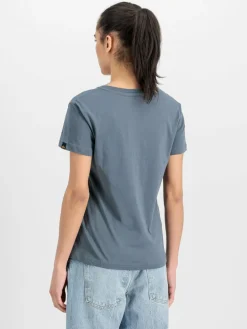 Alpha Industries Shirts & Tops<Damen T-Shirt denim bedruckt