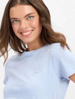 JOOP! Shirts & Tops<Damen T-Shirt hellblau uni