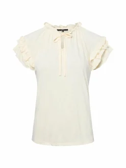 zero Shirts & Tops<Damen T-Shirt vanille uni