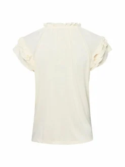 zero Shirts & Tops<Damen T-Shirt vanille uni