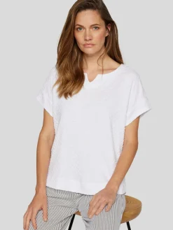 RABE Shirts & Tops<Damen T-Shirt weiß uni