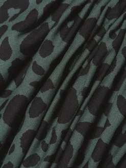 Street One Shirts & Tops<Damen T-Shirt khaki schwarz gemustert