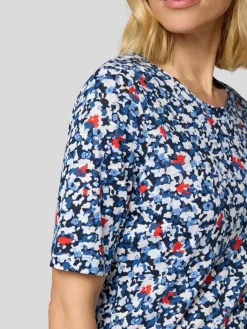 RABE Shirts & Tops<Damen T-Shirt blau gemustert