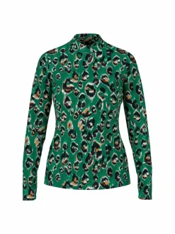 Marc Cain Shirts & Tops<Damen T-Shirt grün gemustert