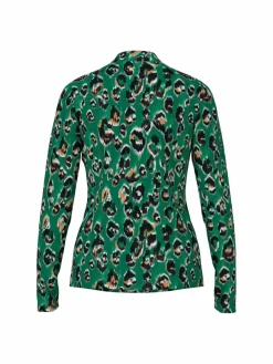 Marc Cain Shirts & Tops<Damen T-Shirt grün gemustert