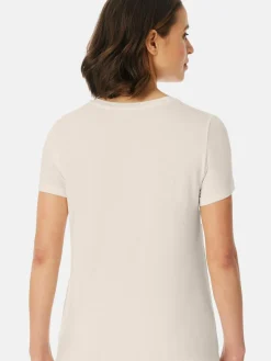 Schiesser Shirts & Tops<Damen T-Shirt - Mix & Relax weiß uni