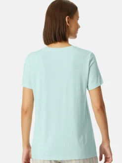Schiesser Shirts & Tops<Damen T-Shirt - Mix & Relax mint uni