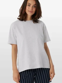 Schiesser Shirts & Tops<Damen T-Shirt - Mix & Relax grau uni